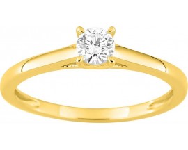 Bague solitaire or & diamant synthétique Diamanti - 9KLGD024Y