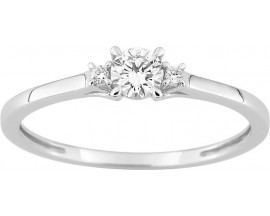 Bague solitaire or & diamants synthétiques Stepec - 9KLGD043W