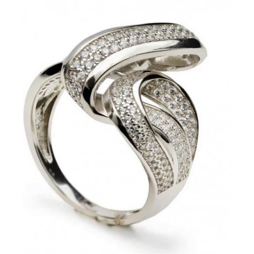 Bague argent & oxydes LINEARGENT - 19414-R