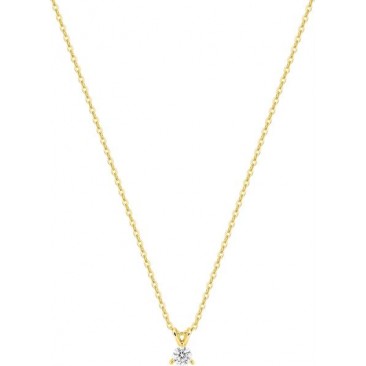Collier or & diamant synthétique Stepec - 9KLGD060Y