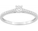 Bague solitaire or & diamants synthétiques Stepec - 9KLGD072W