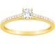 Bague solitaire or & diamants synthétiques Stepec - 9KLGD073Y