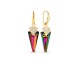 Boucles d'oreilles pendants argent et cristal Spark - G402ND