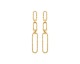 Boucles d'oreilles pendants plaqué or Stepec - IJPOTSPP