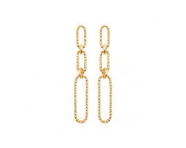 Boucles d'oreilles pendants plaqué or Stepec - IJPOTSPP