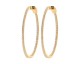 Boucles d'oreilles créoles plaqué or oxydes Stepec - IXJPIBP