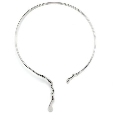 Collier torque argent LINEARGENT - 18186-C