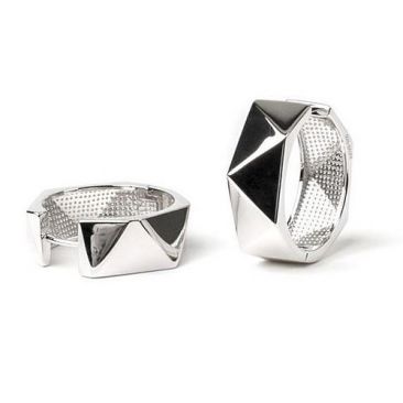 Boucles d'oreilles créoles argent LINEARGENT - 19838-A