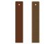 Cuir bracelet Les Georgettes - Terre cuite/Bronze 14 mm
