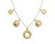 Collier Les Georgettes - Pépite doré - 20 mm