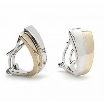Boucles d'oreilles demi-créoles argent LINEARGENT - 12631-G-A