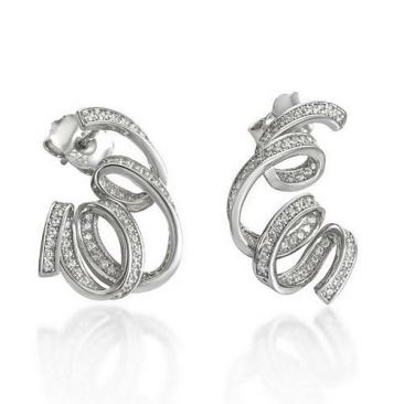 Boucles d'oreilles argent & oxydes LINEARGENT - 19414-A