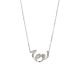 Collier argent & oxydes LINEARGENT - 19414-PE