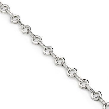 Bracelet argent oxydes LINEARGENT - 19540-P