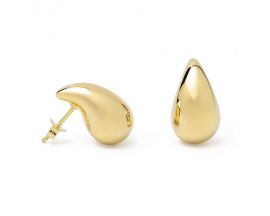 Boucles d'oreilles argent doré LINEARGENT - 19787-G-A
