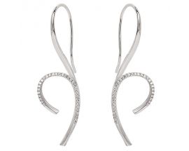 Boucles d'oreilles argent & oxydes LINEARGENT - 20002-A