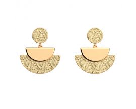 Boucles d'oreilles Les Georgettes - Cuzco finition or 30 mm