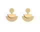 Boucles d'oreilles Les Georgettes - Cuzco finition or 30 mm