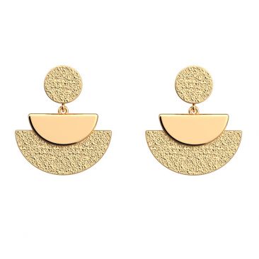 Boucles d'oreilles Les Georgettes - Cuzco finition or 30 mm