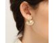 Boucles d'oreilles Les Georgettes - Cuzco finition or 30 mm