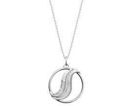 Collier Les Georgettes - Drapé argenté - 25 