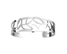 Bracelet manchette Les Georgettes - Jungle finition argent 20 mm
