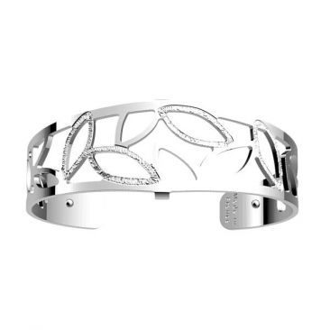 Bracelet manchette Les Georgettes - Jungle finition argent 20 mm