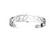 Bracelet manchette Les Georgettes - Jungle finition argent 12 mm