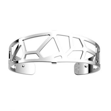 Bracelet manchette Les Georgettes - Girafe finition argent 20 mm
