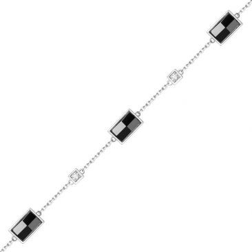 Bracelet céramique & argent Ceranity - 1-32-0113-N