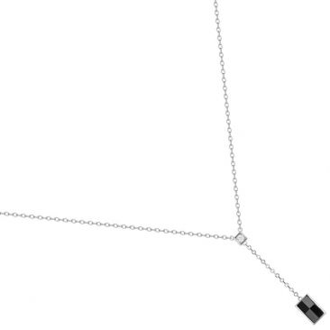 Collier argent céramique & oxydes Ceranity - 1-72-0186-N