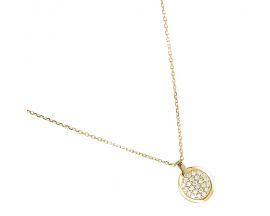 Collier or diamants Clozeau - N241D