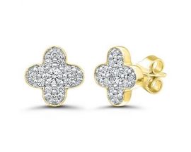 Boucles d'oreilles boutons diamant(s) or Stepec - amedBOIUPj dt oj