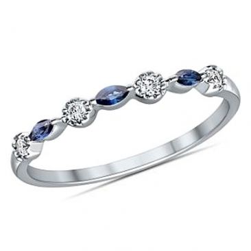 Bague or saphirs et diamants - aprlEPJEPg Sa og