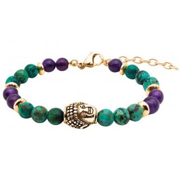 Bracelet Anti Stress acier doré Stilivita - SD 328