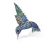 Broche oiseau argent & oxydes LINEARGENT - 19240-F
