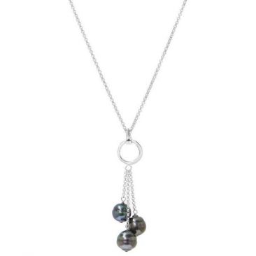 Collier argent perle de Tahiti Stepec - COLD815-AGT