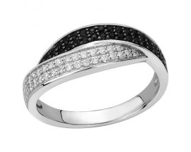 Bague empierrée argent Phebus - 70100163