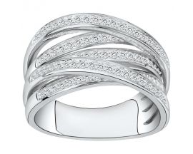 Bague empierrée argent Phebus - 70100191