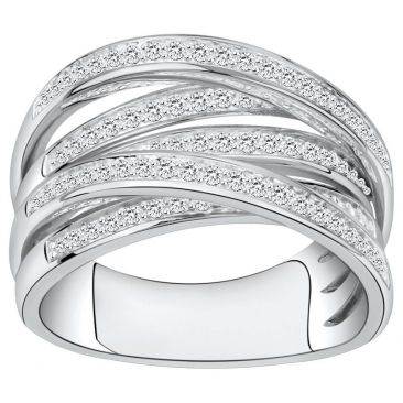 Bague empierrée argent Phebus - 70100191