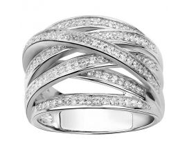 Bague empierrée argent Phebus - 70100192