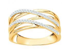 Bague plaqué or oxydes Phebus - 76100017