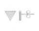 Boucles d'oreilles boutons argent oxydes Phebus - 70400281