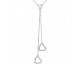 Collier argent et oxydes coeurs Phebus - 70700990