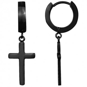 Boucles d'oreilles créoles acier Phebus - 87-0062