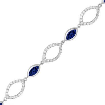 Bracelet argent oxydes Phebus - 70300370