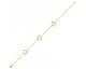 Bracelet coeurs plaqué or oxydes Phebus - 76300014