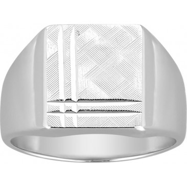 Chevalière argent - 337808