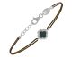 Bracelet argent malachite Charles Garnier - AGF170216B