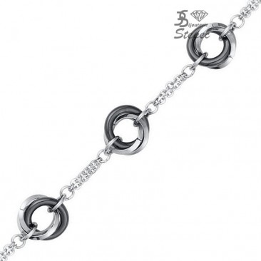 Bracelet céramique & acier Ceranity - 903-040.N